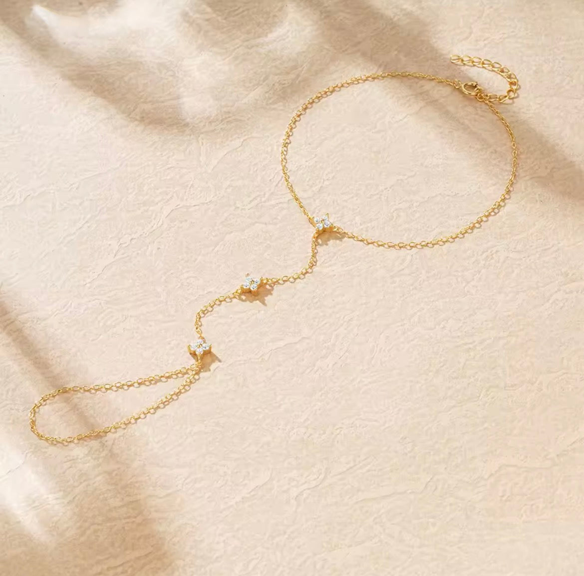 Pulsera Anillo Flores