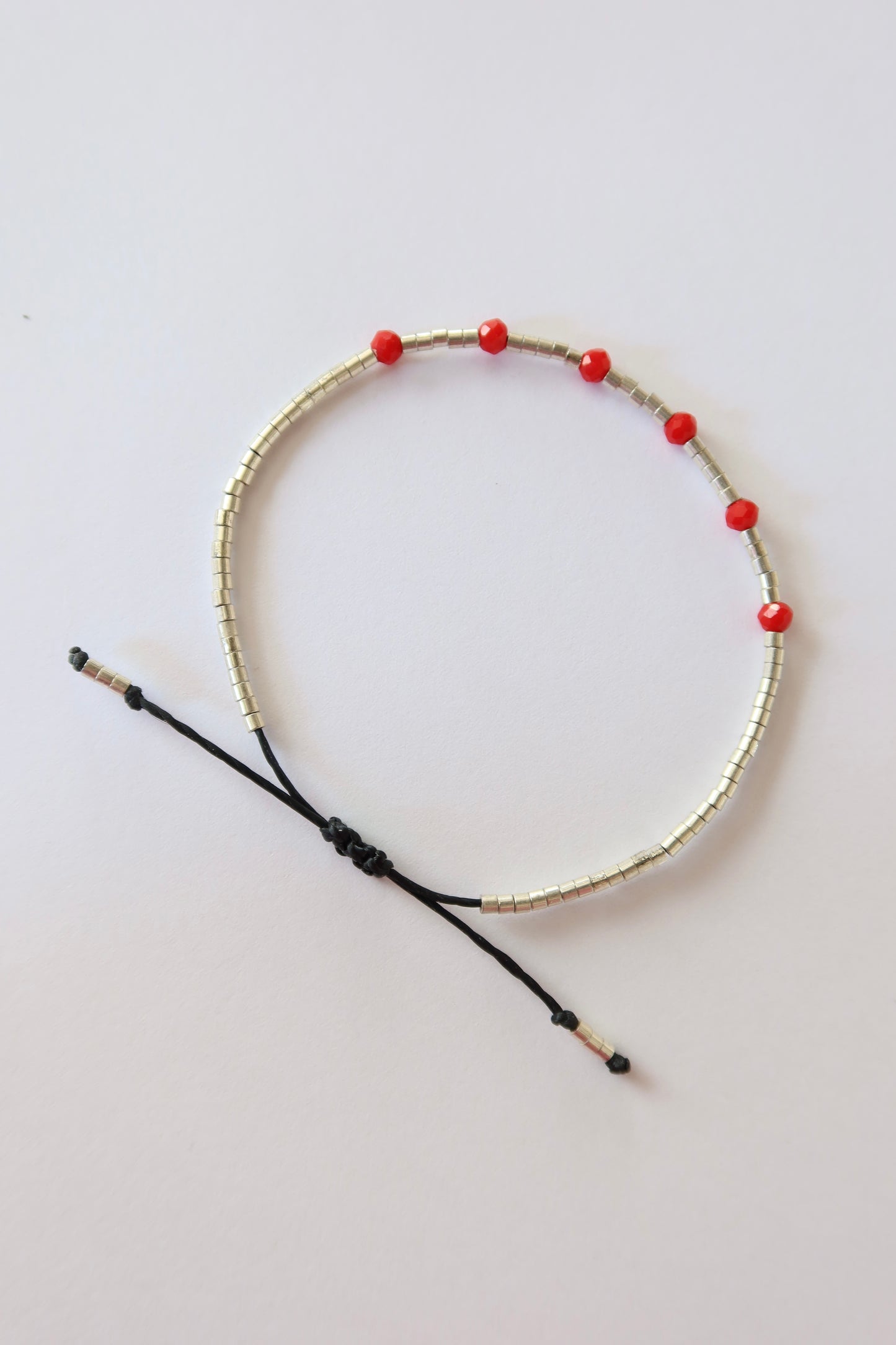 Pulsera Cristales Rojos