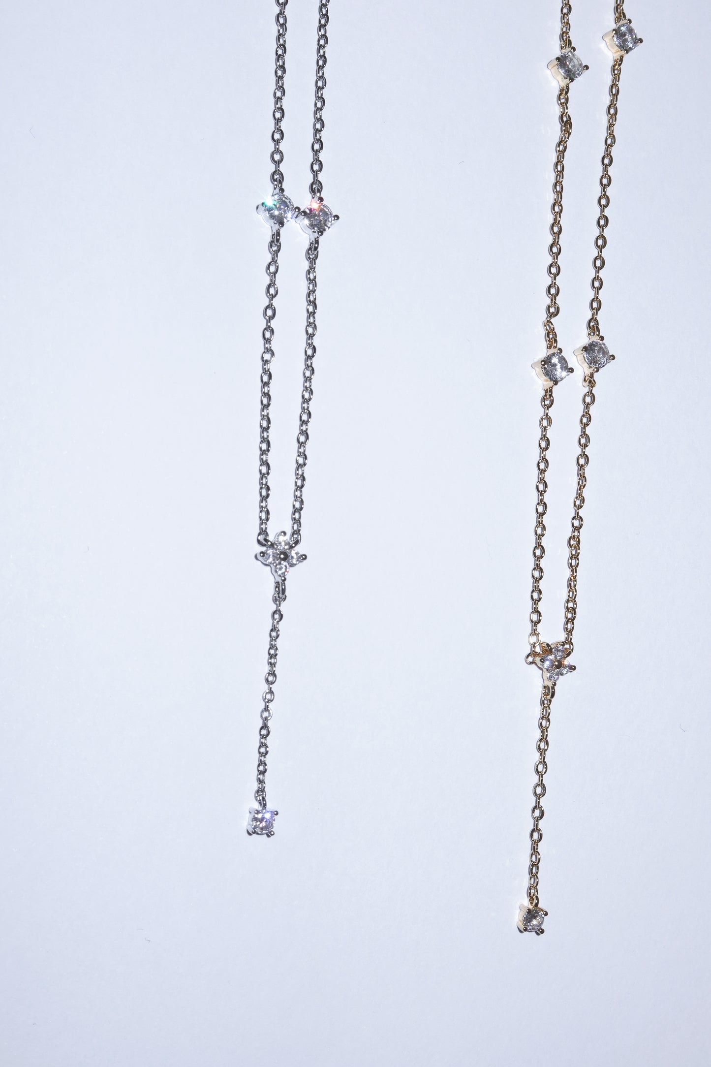 Collar Flor Circon Colgante