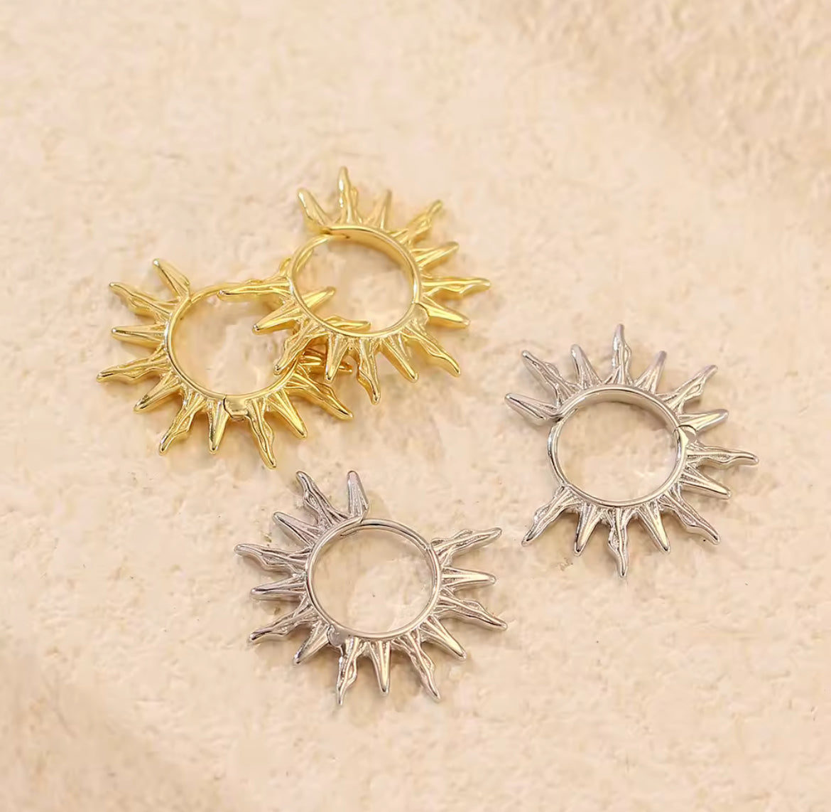 Argollas Corona De Sol