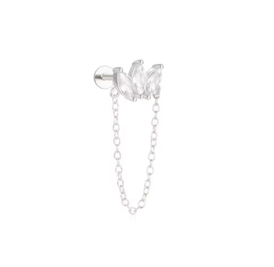 Piercing Hoja Cadena