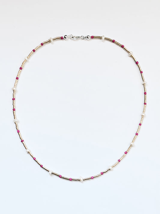 Collar Miyuki Perlas